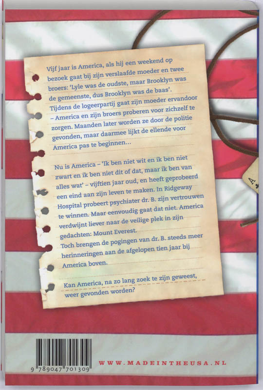 America / Made in the USA achterkant