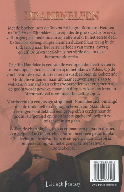 De geketende godin / Drakenelfen / 5 achterkant
