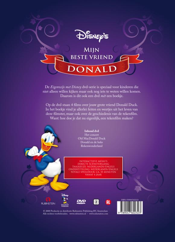 Donald dvd + boekje achterkant