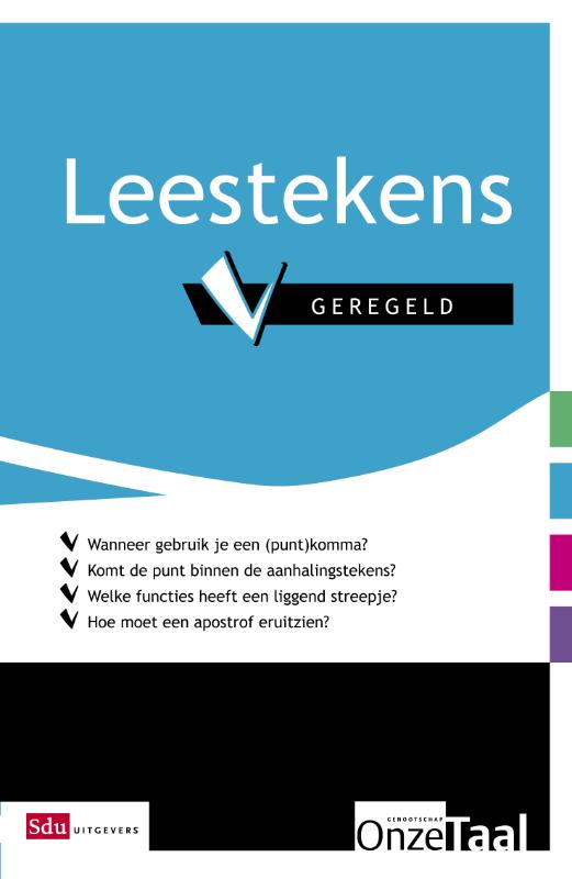 Leestekens geregeld