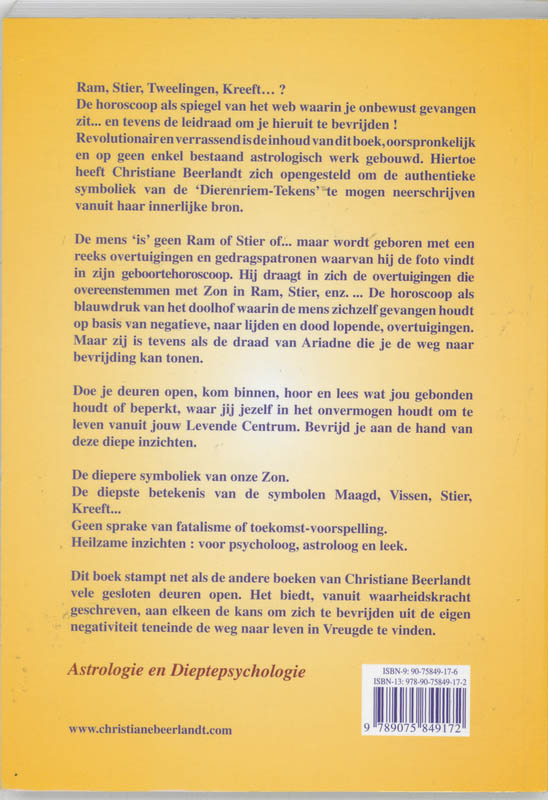 Bevrijdende astrologie achterkant