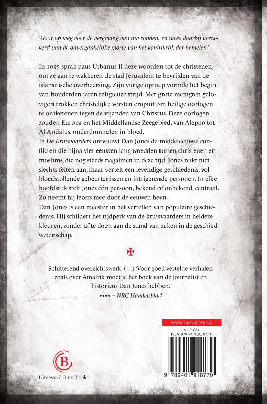 De Kruisvaarders achterkant