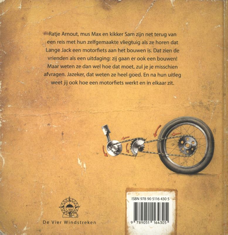 Hoe bouw je een motorfiets? achterkant