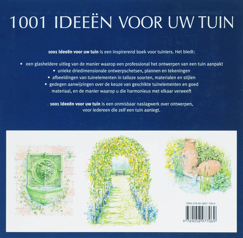 1001 Ideeen Voor Uw Tuin achterkant