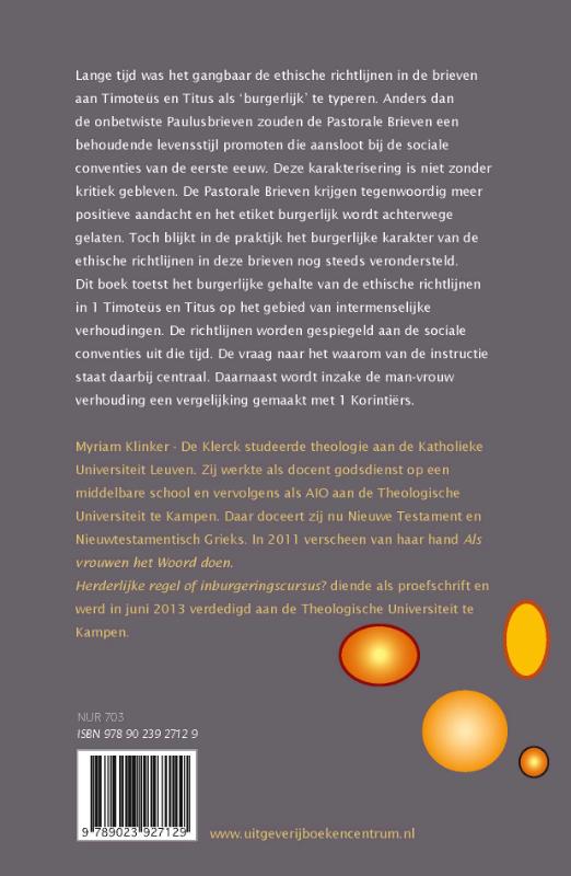 Herderlijke regel of inburgeringscursus? achterkant