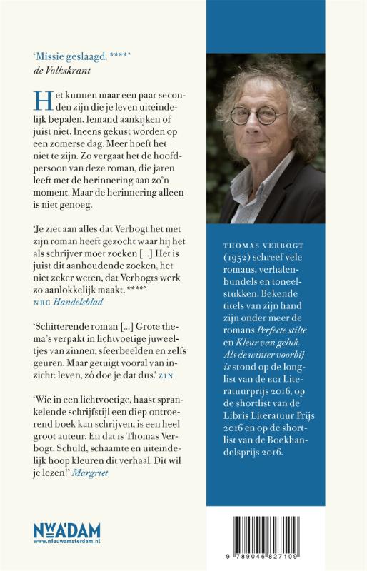 Als de winter voorbij is achterkant