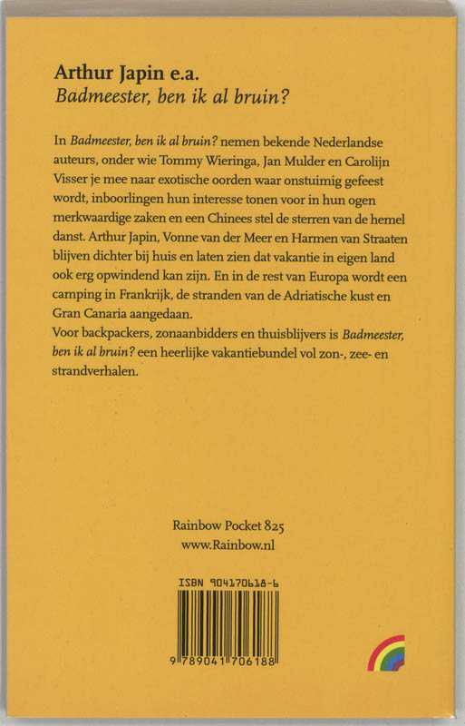 Badmeester, ben ik al bruin ? achterkant