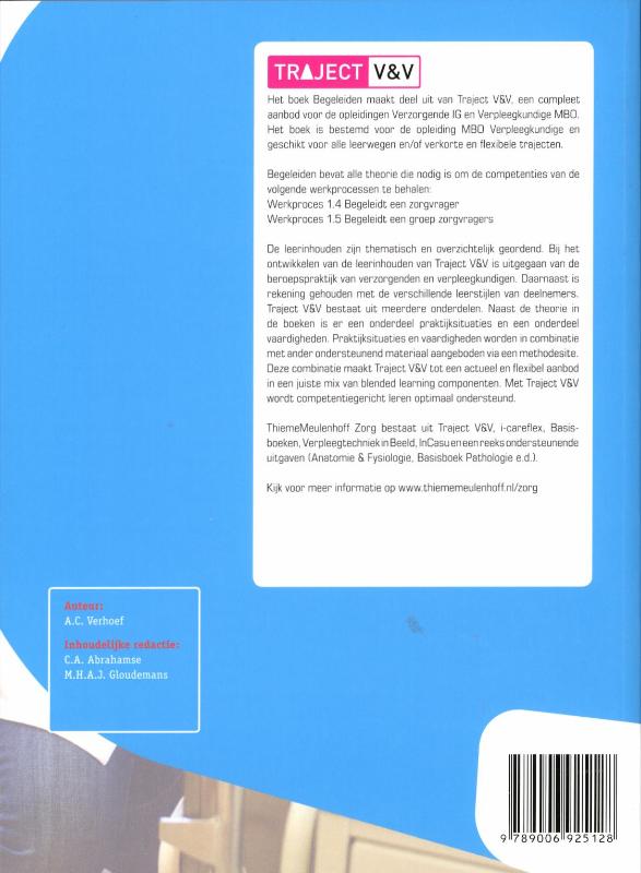 Traject Zorg Begeleiden / niveau 4 / Traject V&V achterkant