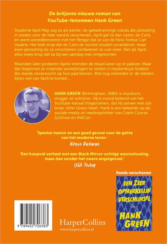 Een mooie vreemde ontdekking achterkant