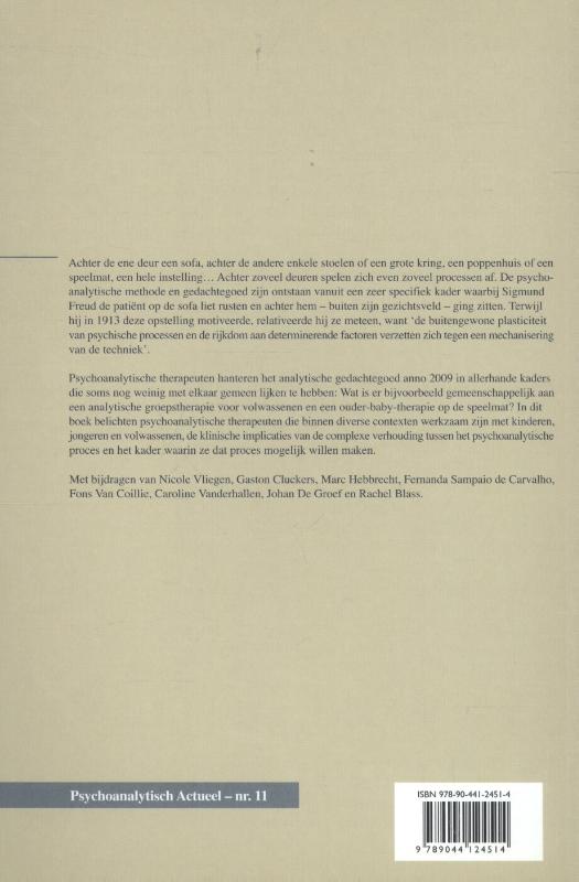 Reeks Veiligheidsstudies 11 -   Achter de deur achterkant