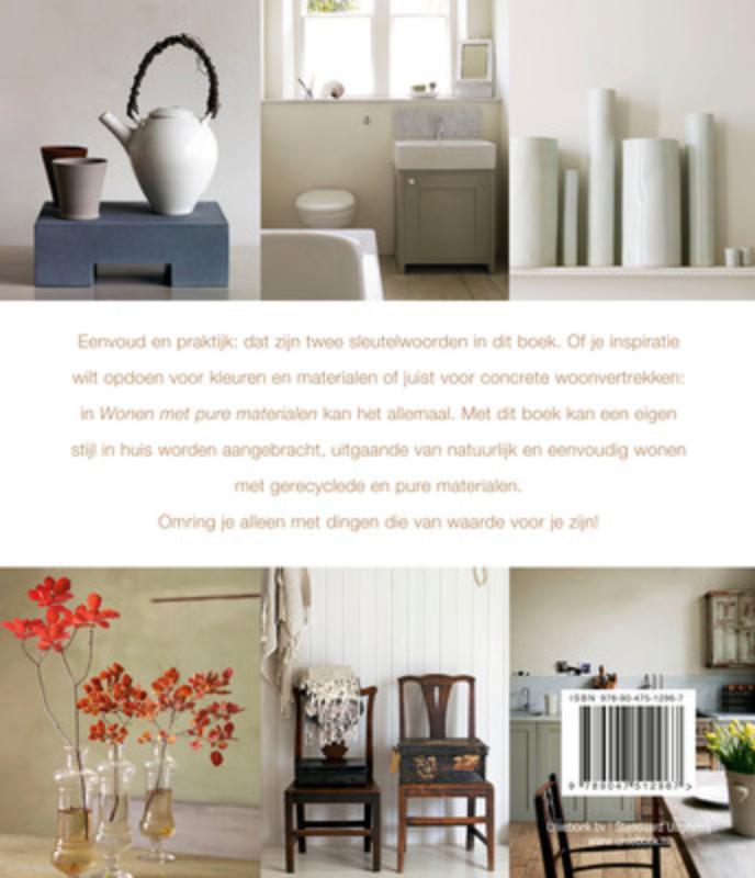 Wonen met pure materialen achterkant