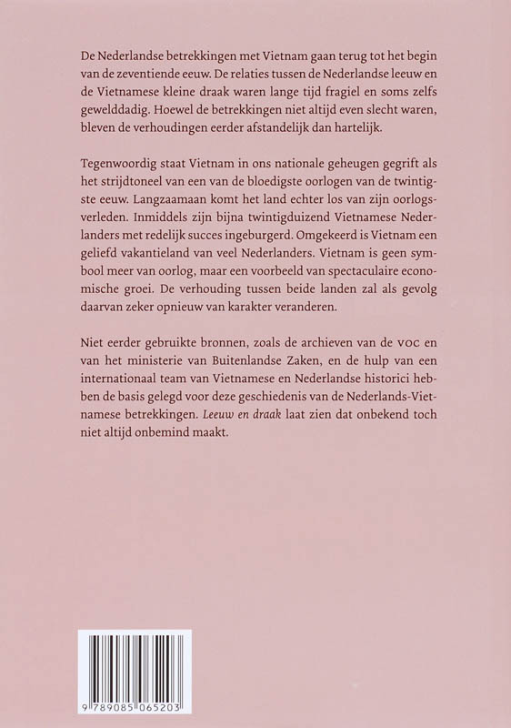 Leeuw en draak achterkant