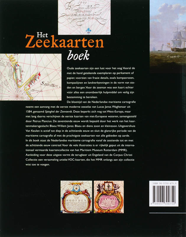 Het zeekaartenboek achterkant
