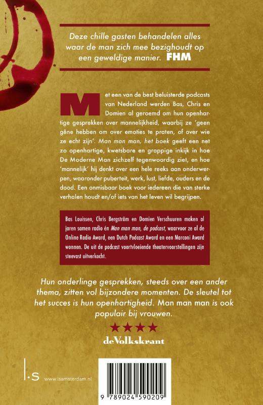Man man man, het boek achterkant