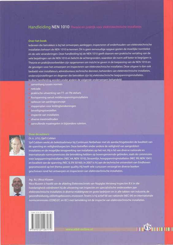 Handleiding Nen 1010 achterkant