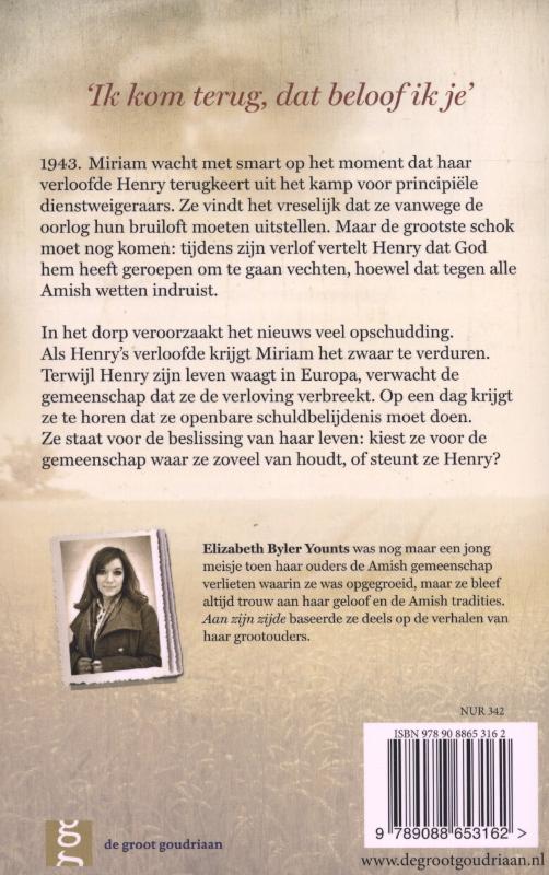 Aan zijn zijde achterkant