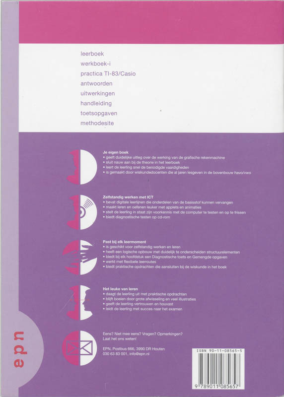 Getal en ruimte / Practica vwo B / deel TI-83 achterkant