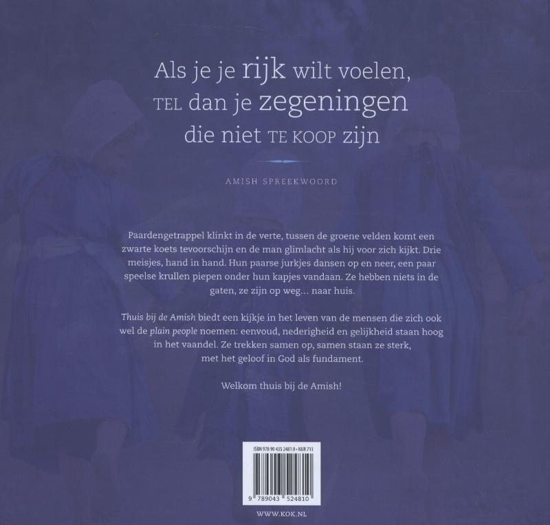 Thuis bij de Amish achterkant