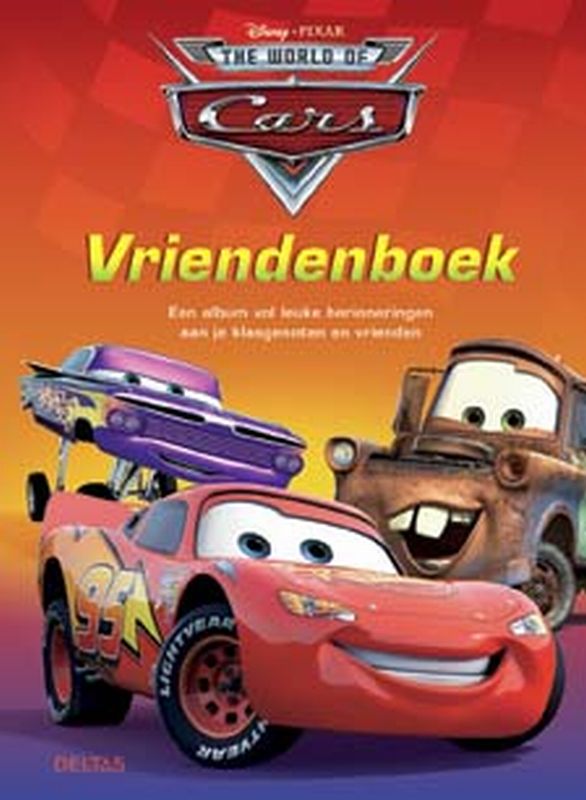 Disney Cars vriendenboek