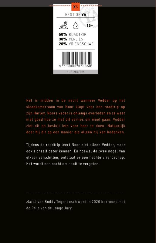 Mijn nacht met Vedder / Best of YA | XS achterkant