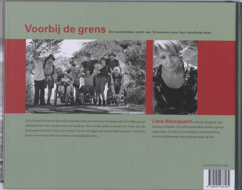 Voorbij De Grens achterkant