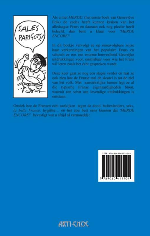 Merde Encore! achterkant