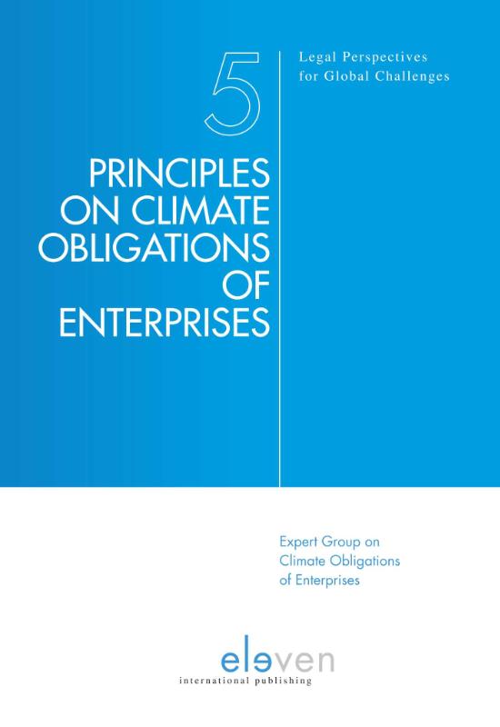 Principles on climate obligations of enterprises / Legal Perspectives for Global Challenges / 5