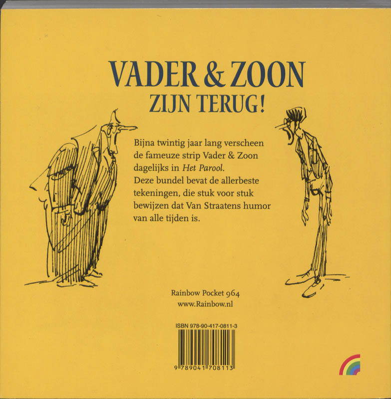 Vader & Zoon zijn terug / Rainbow pocketboeken / 964 achterkant