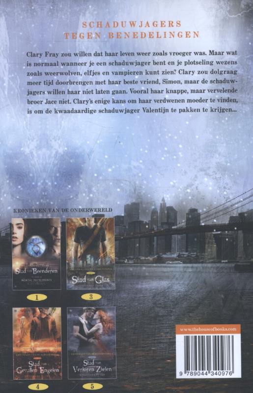 Stad van vuur / Kronieken van de Onderwereld / 2 achterkant