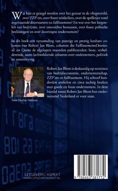 Bazen, beurzen en crises achterkant