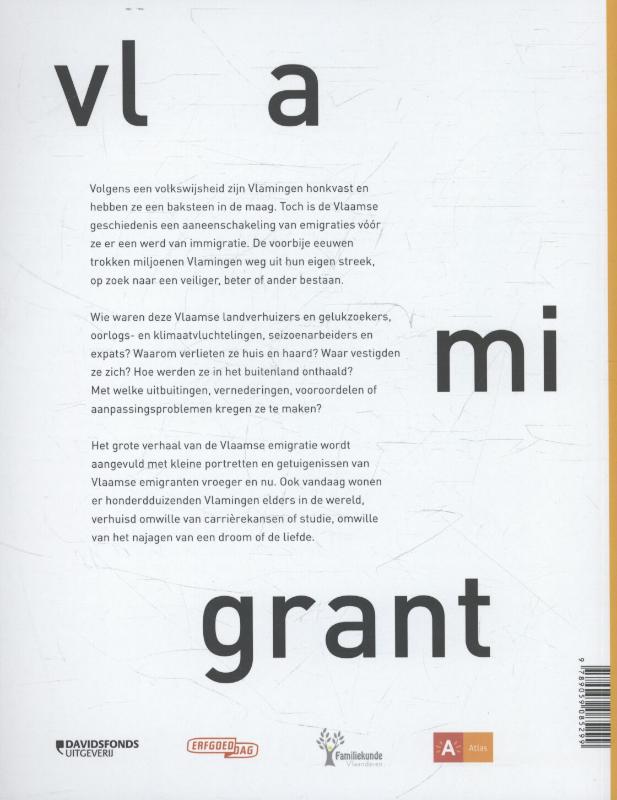 Vlamigrant achterkant