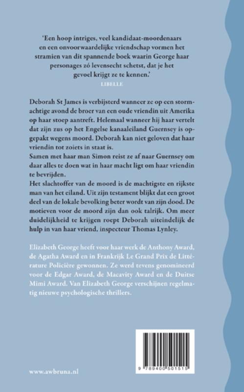 Zijn laatste wil / Inspecteur Lynley-mysterie / 12 achterkant