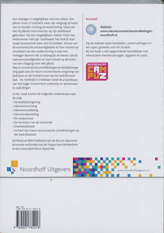 Algemene economie en bedrijfsomgeving - Macro economische ontwikkelingen en bedrijfsomgeving achterkant