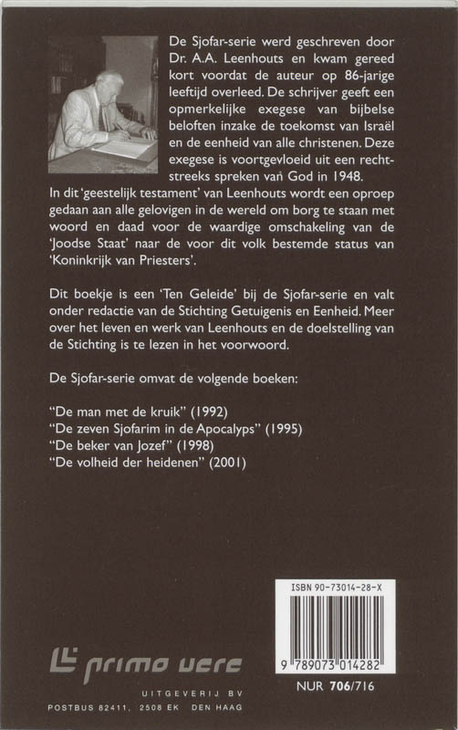 Oproep aan kerk en Israel achterkant