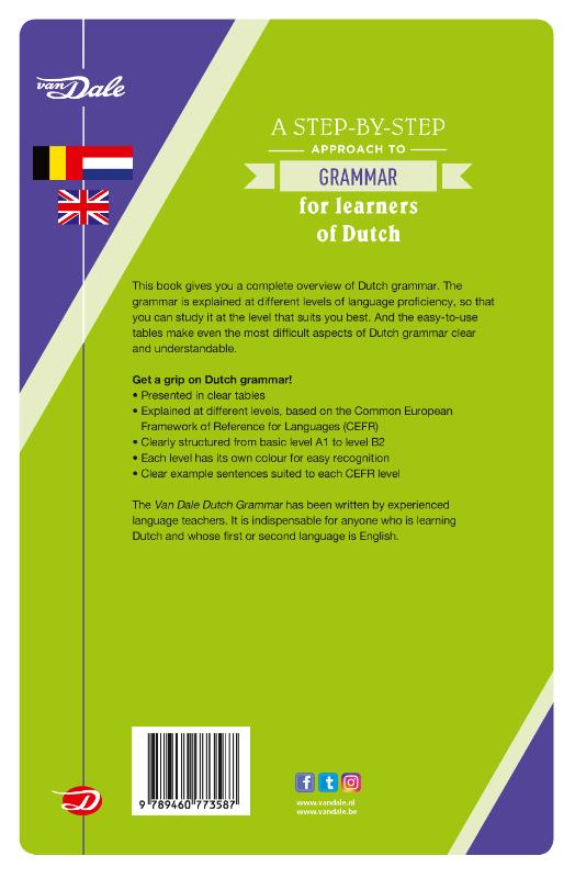 Van Dale Dutch Grammar achterkant