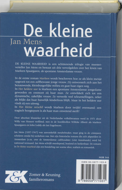 Kleine Waarheid achterkant