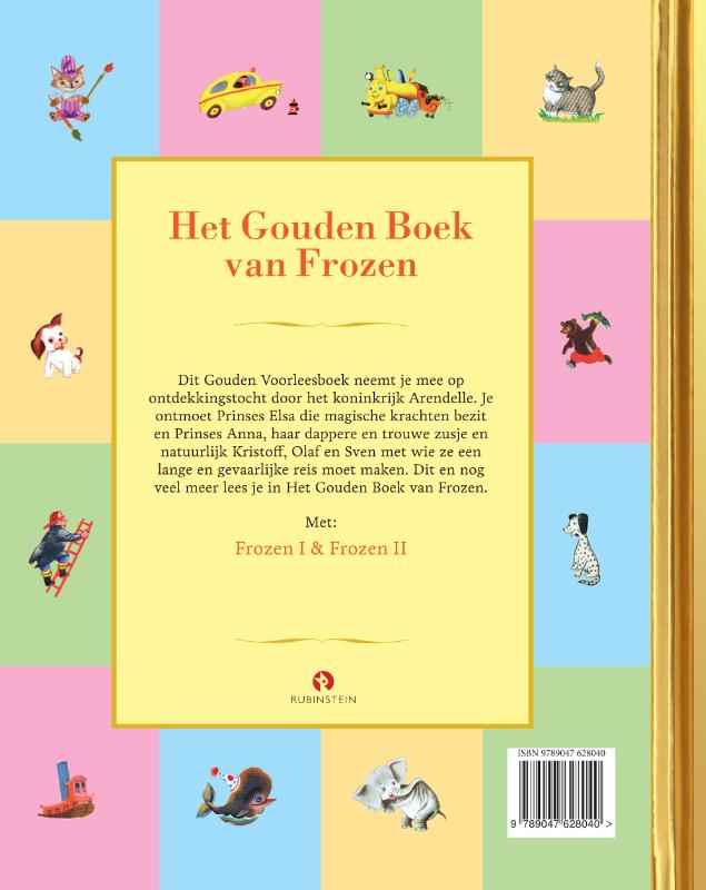 Het Gouden Boek van Frozen achterkant