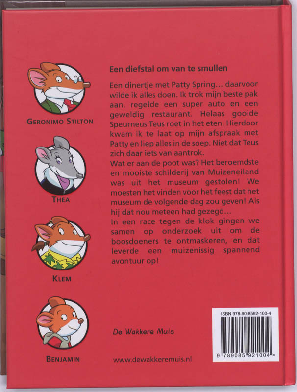 Een diefstal om van te smullen! / Geronimo Stilton / 36 achterkant