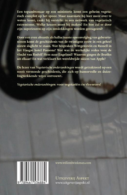 Vegetarische onderzoekingen achterkant