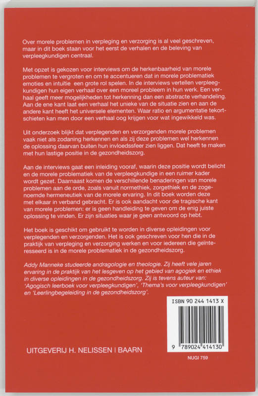 Waardevolle zorg / PM-reeks achterkant
