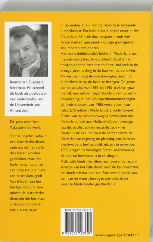 Hollanditis achterkant