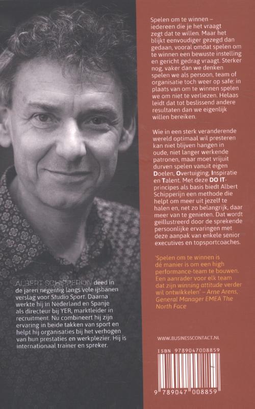 Spelen om te winnen of om niet te verliezen achterkant