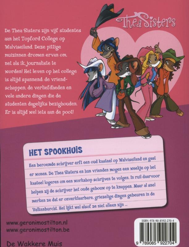 Het spookhuis (12) / Thea Sisters achterkant