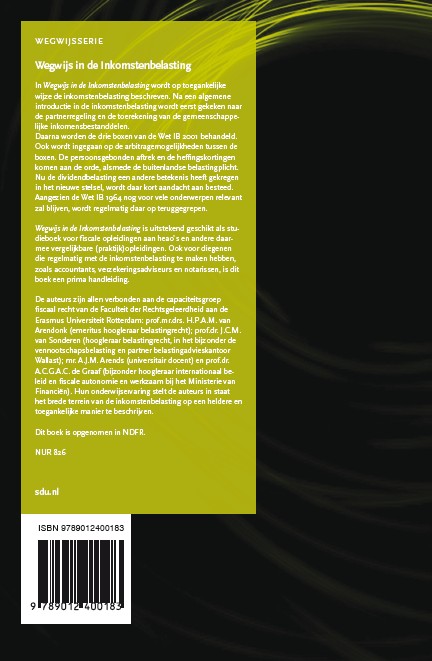 Wegwijs in de Inkomstenbelasting 2017 achterkant