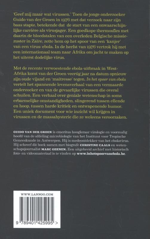 In het spoor van Ebola achterkant