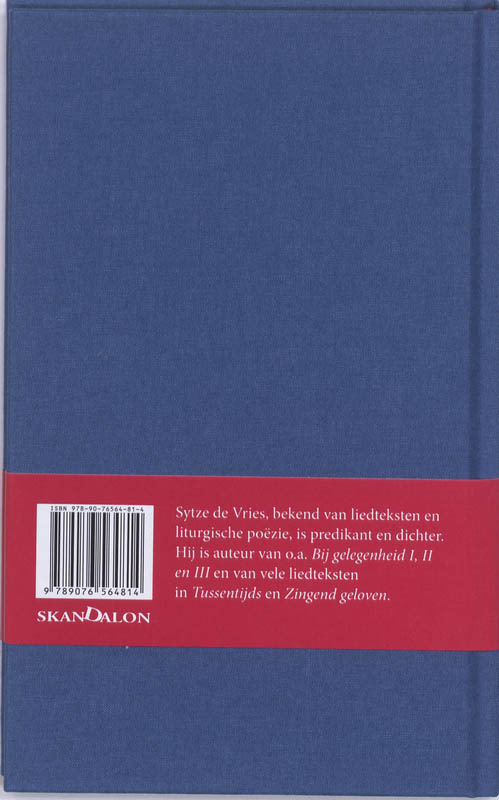 Witgewassen woorden achterkant