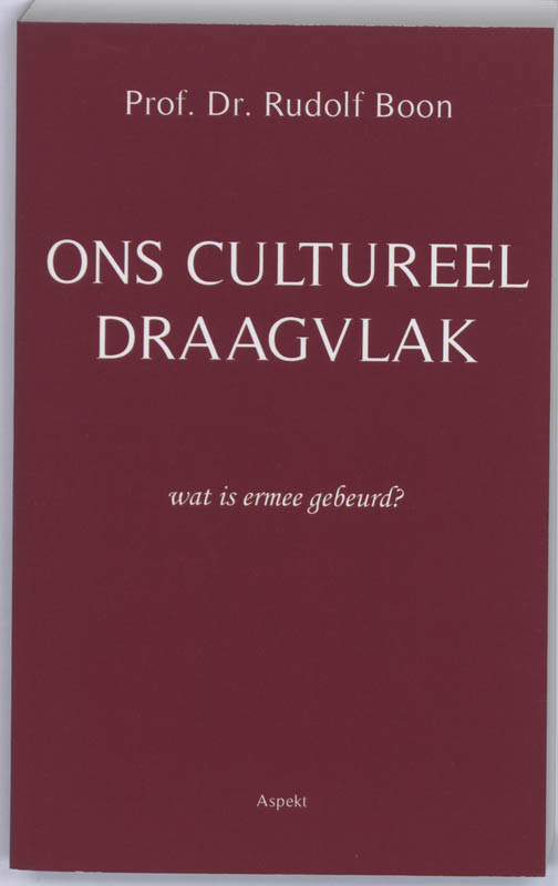 Wat Is Er Gebeurd Met Ons Culturele Draagvlak?