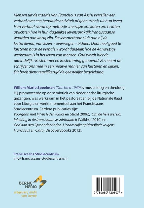 Levende Franciscaanse spiritualiteit achterkant