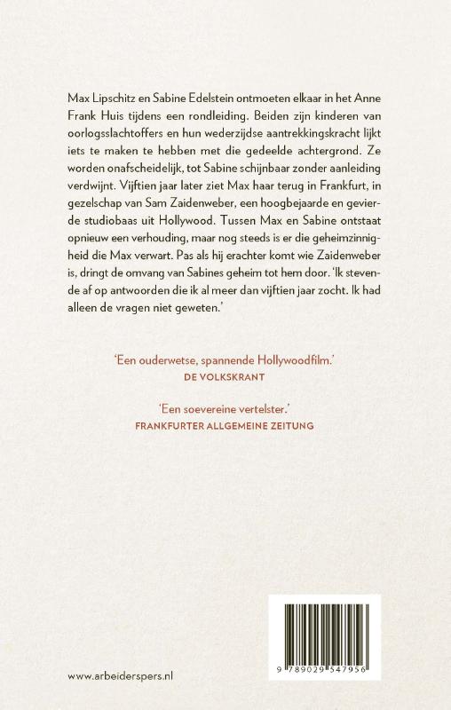 De dochter achterkant