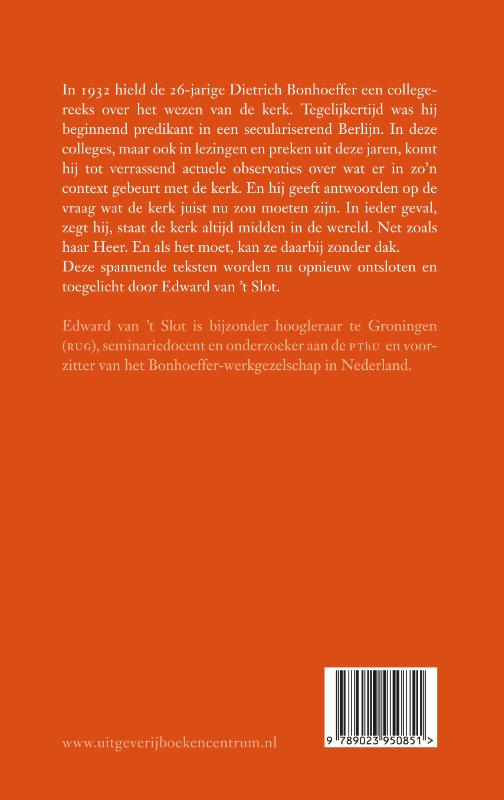 De levende kerk achterkant